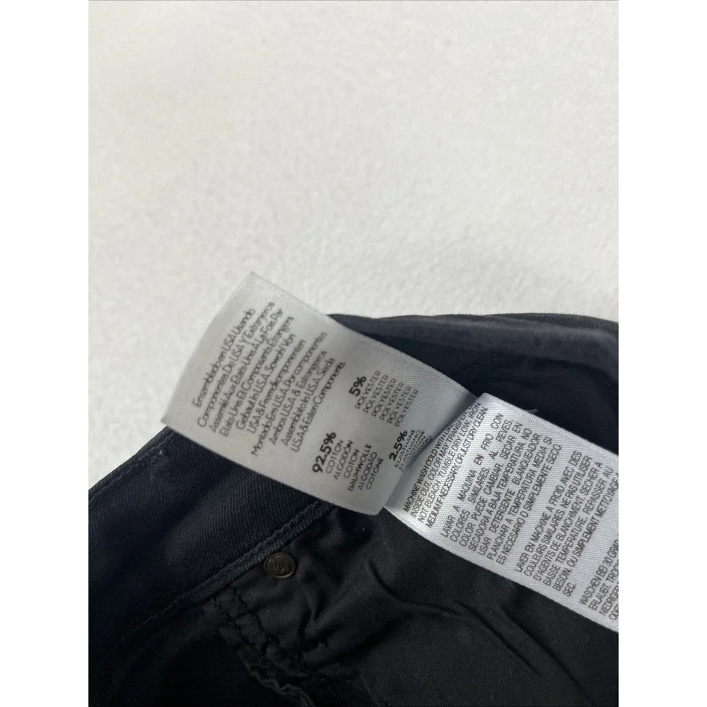 MOTHER Jeans The Rascal Ankle Fray 26x27 Black Guilty As Sin Straight Distressed